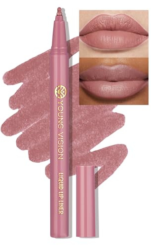 Jutqut Wasserfester Lipliner, Lippenstift Long Lasting, Waterproof Wischfest Lip Liner, Matte Liquid Lippenkonturenstift, High Pigmented Makeup Lip Pencil, Smooth Lippenliner, natürlich Lipstick, 11