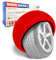 MRWiZMS Auto Schneeketten Stoff,2er Set Textil Schneeketten, Anti-Rutsch Schneesocken Winter, Car Snow Chains,6 Größen. (XL)