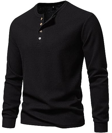 CXKOLD Camicia Uomo Invernale Maglia Cotone Uomo Maglia Maniche Lunghe Maglie Intime Uomo Cotone Magliette Bianche Maglietta a Righe Colorate Maglietta Intimo Uomo Stecche per colletti Camicie Uomo