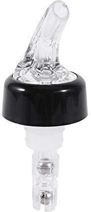 Ticfox Versatore Automatico Misurato 4cl, 5 pezzi 40ml Pratico versatore in plastica per liquori Tappo versatore per bottiglie di vino scorrevoli per vino, grappa, cocktail e olio(trasparenza)