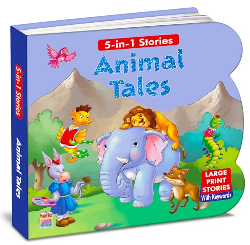 Animal Tales (Illustrated) - Story Book for Children - English Short Stories - Bedtime Stories - Moral Stories - Read Aloud to Infants, Toddlers ... Kids 6+ Years Old (Famous Illustrated Tales)
