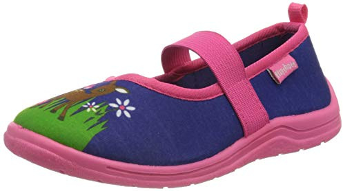 Playshoes Hausschuhe Unisex Kinder Hausschuh, Reh, 20/21 EU