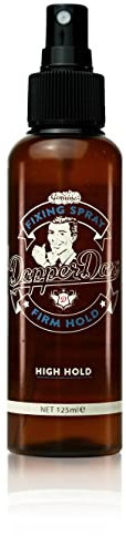 Dapper Dan Spray fixant, produit capillaire pour hommes à tenue extra forte, spray à tenue ferme avec un style longue durée, 125 ml