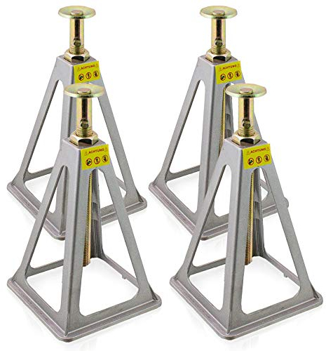MS Point Aluminium-Achsständer Stützständer für Camping-Wohnwagen-Anhänger 3600 kg 3,6T – 900 kg pro Ständer