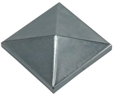 Chapeau de pilier carré en acier - 150 x 150 mm