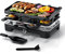 Muchen Raclette 8 Personen Raclette Grill Tischgrill Elektrisch 8 Pfännchen 8 Schaber 1200W Antihaftbeschichtung Regulierbare Temperatur Elektrogrill BBQ Grill Raclette für 8 Personen