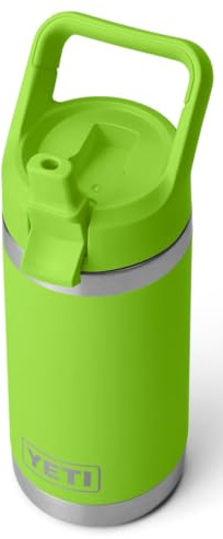 YETI Rambler Jr Kids Bottle, Vacuum Insulated Stainless Steel Bottle with Straw Cap, Venom, 12 oz (355 ml)