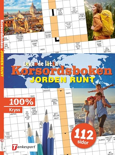 Lekande lätta korsordsboken : Jorden runt