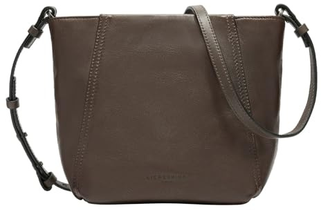 LIEBESKIND BERLIN Leder Umhängetasche Chudy Sheep Natural Hobo Bag Light Truffel dunkelbraun