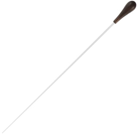 Amosfun Batuta Profesional de Dirección Orquesta Mango de Madera de Palo de Rosa, 1 Unidad, Bastón Multifunción para Conciertos y Actuaciones Musicales