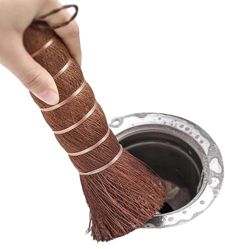 Cepillo Para Ollas Y Sartenes Limpiador y Estropajo Suave de Fibra Natural