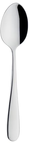 Grunwerg Windsor Coffee Spoons COSWSR, 18/10 Stainless Steel, Set of 12, Silver