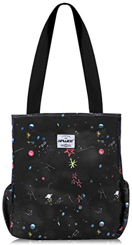 HAWEE Donna Borsa Tote con Zip Leggera a Tracolla Casual a Mano Moda a Spalla Grande per la Spesa Impermeabile Borsetta per Viaggio Scuola Lavoro Quotidiano Vita Yoga Spiaggia