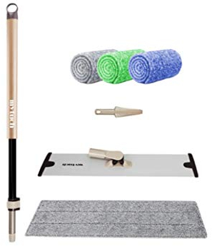 MyTuch Multifunktionaler Mopp Bodenwischer Set mit 3 Mikrofaser Bezügen