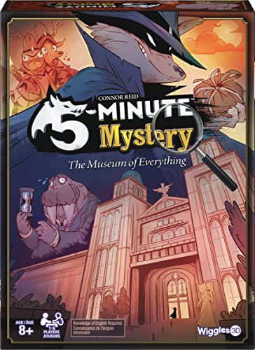 5-Minute Mystery | A Fast-Paced, Real-Time Cooperative Detective Board Game for Families | Solve The Case Before Time Runs Out | Ages 8+ | 1–6 Players
