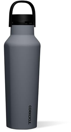 Corkcicle Sport Canteen – hält Getränke 25 Stunden kalt – Edelstahl-Wasserflasche – dreifach isoliert – auslaufsicher – Sommer-Trinkgeschirr – hält Getränke eiskalt – 590 ml – Hammerhead