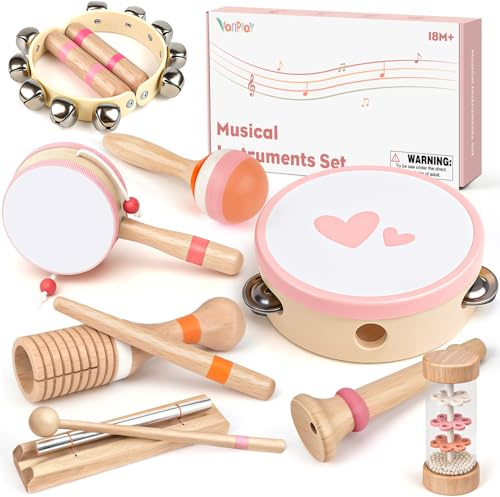 Strumenti Musicali Bambini Giochi Montessori Giochi Bambini 2 Anni Giochi in Legno Regalo Bambina 2 3 4 5 Anni