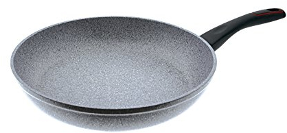 Jata SF328 - Sartén Inducción Antiadherente, Aluminio Forjado, Diámetro 28 cm, Apta para Todas Cocinas Incluida Inducción, Libre PFOA, Recubrimiento Granite