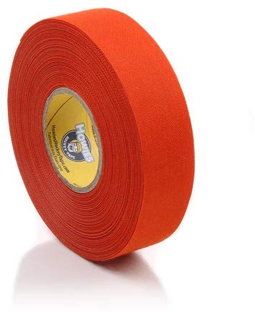 Howies Farbiges Stoff-Hockey-Klebeband, 1 oder 3er-Pack, hochwertiges 2,5 cm x 27,7 m Schlägerband für Hockey, Lacrosse und Baseball, starker Halt, langlebiger Klebstoff, kostenlose Klebebanddose mit