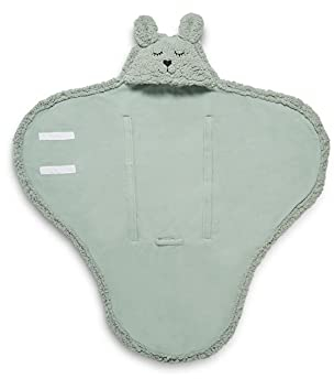 Jollein Puckdecke Bunny 100x105cm - Ash Green