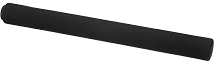 PATIKIL Relay Track Baton, Sponge Stainless Steel Tube Race Field Running Stick for Outdoor Athletics Sport Game Tool, Black