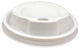 Lot de 1000 Gobelets à Café à Emporter - Blanc - Diamètre 80 mm - Couvercle Jetable - En Carton - Papier Dur - Pour Café/Thé