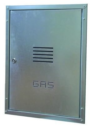 Termobrik Galvaniserad dörrlucka för gasmätare - olika storlekar - (50 x 40)