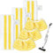 6Pcs Microfibre Steam Cleaner Pads Steam Mop Accessories, Washable and Reusable Microfibre Floor Cloth for Kärcher Easyfix SC 1, SC 2, SC 3, SC 4, SC 5 Steam Cleaners