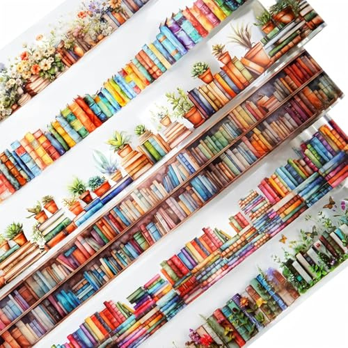 HAIYUU Autocollant Scrapbooking Sticker, Washi Tape Stickers Aesthetic Décoratifs, Stickers Scrapbooking Adhésif Journaling Accessoires pour DIY Bullet Journal, Album Bricolage, Artisanat, Cahier