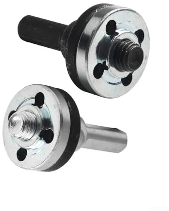 Zilimontt Kit di conversione da trapano elettrico a smerigliatrice angolare, accessori per asta di collegamento, 10 mm, kit di conversione in acciaio per trapani con filo e senza fili, con dischi da