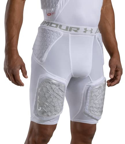 Under Armour Unisex Teen UA20460 Gameday Armour Pro 5 Pad Girdle Youth, New White, Medium US