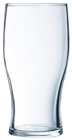 Arcoroc Arc Tulip - Bicchiere da birra UKCA-CE Headbooster, 570 ml (confezione da 24)