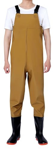 Waterproof Waders For Men, Chest And Waist High Breathable Lightweight Waders Waders For Fishing And Hunting Chest Waders Boot Foot Mens Overalls For Fishing Waterproof Dungarees Mens