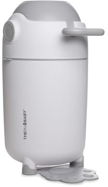 THERMOBABY - Windeleimer ohne Nachfüllung – kompatibel mit Standard-Müllbeuteln mit 20 l – geruchsneutral – für bis zu 15 Windeln