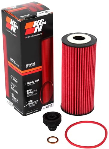 K&N Premium Oil Filter: 20,000 Mile Engine Protection, High Capacity/High Efficiency: Compatible with 2014-2025 BMW/MINI: (See Product Description for Select Models) HP-7039