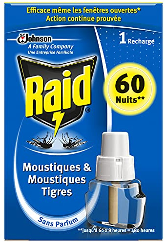 Raid Household Electric Insecticide Liquid Refill 60 Nights – Pack of 3