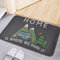 Rajfoo Camping Home Is Where We Park It Campervan Gift Carpets Home Door Mats Anti Slip Entrance Rugs Doormats 40 x 60 CM