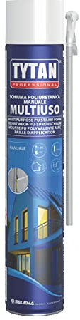 Tytan Schiuma Poliuretanica Manuale Multiuso Resistenza al Fuoco B3 750 ml