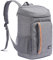 MCXKJ 28L Kühl Rucksack Kühlrucksack Kühltasche Picknicktasche Groß Isoliert Cooler Bag Männer Frauen für Strand/Picknick/Camping/Grill/BBQ/Wandern (Grau)