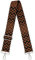 Taschengurt 5 cm Schultergurt für Taschen Mehrfarbiger Verstellbarer Breiter Schultergurt, Schulterriemen für Taschen für Damen und Herren 80-140cm Verstellbarer Ersatz-Taschengurt (Schwarz Braun)