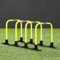 FORZA PRO Trainingsbogen [8 Farben] - 4-er Pack Passbögen für Fussballtraining (Mit Basen, Gelb, Mit Tragetasche)