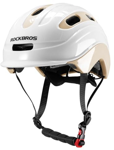 ROCKBROS Kids Bike Helmet for Age 6-18 Youth Bike Protective Safety Helmet for MTB Skateboarding Scooter Roller Skating Cycling 54–58 cm