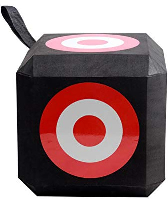 Archery Target Cube - 6 Sided Aiming Cube with Carry Handle, Outdoor Practice Equipment, Lightweight Self Healing Foam, Ideal for Recurve Bow and Arrow