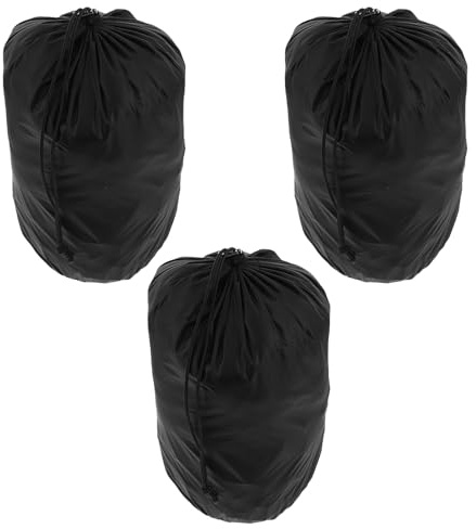 GALPADA Set da 3 Sacchetti Porta Abiti in Nylon Coulisse, Borsa Compressione Giacca Piumino, Stabile e Leggera per Imballaggio Compatto e Trasporto Facile