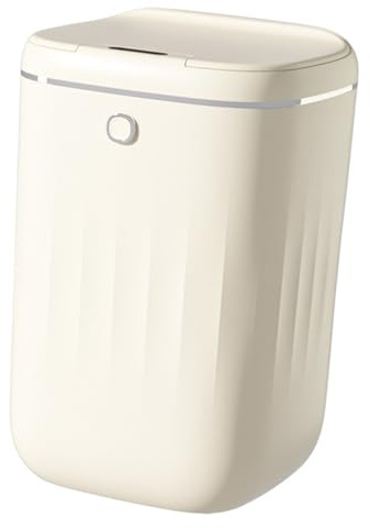 Akozon Cubo de Basura con Sensor Inteligente con Tapa, Cubo de Basura Automático sin Contacto de 20 Litros para Cocina, Baño y Sala de Estar