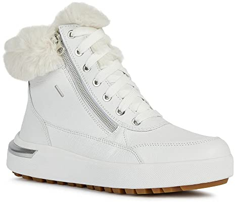 Geox D Dalyla B Abx A, Stivaletti Donna, Bianco (White), 38 EU