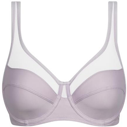 DIM Soutien-Gorge Femme avec Armatures Generous Classique x1 Soutien-Gorge, Violet Grise, 100C