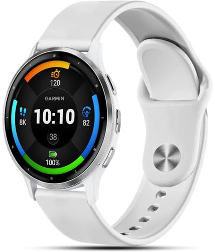 VELULYX Silikonarmband kompatibel mit Garmin Venu 2/3/Venu 4 45mm, 22mm Sportarmband für Garmin Vivoactive 4/Forerunner 265/255/255 Music/745/First Avenger/Darth Vader