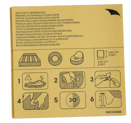 CENPEK Flickzeug Luftmatratze Reparaturset für aufblasbare Artikel – 10er-Pack wasserdichte Flicken für Luftmatratzen, Pool-Reparaturset, Flicken für Luftbetten,Reparaturset für Planschbecken