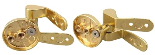 2 pezzi in lega di zinco for cerniera del sedile water, connettore montaggio for coperchio, ricambio con raccordi